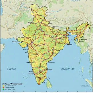 Road & Transportation Map
